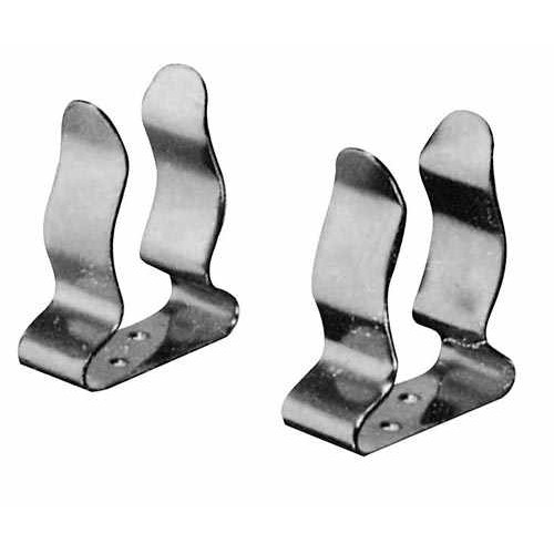 Coppia ganci inox diametro mm 32/35
