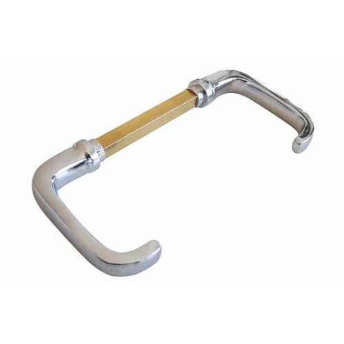 Maniglia ottone cromato 70 mm