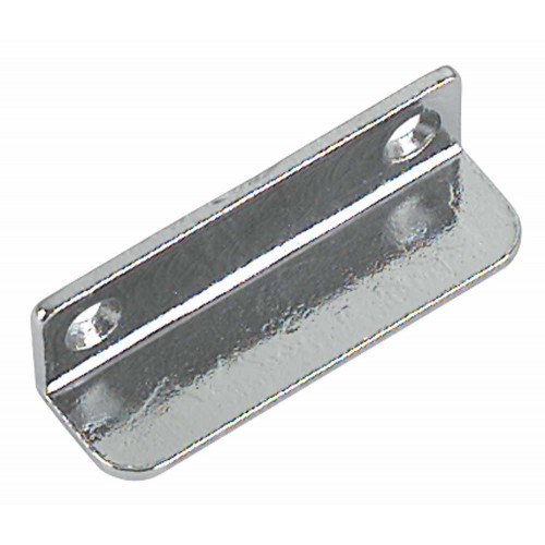 Piastrina a squadra ottone cromato 12 x 40 mm
