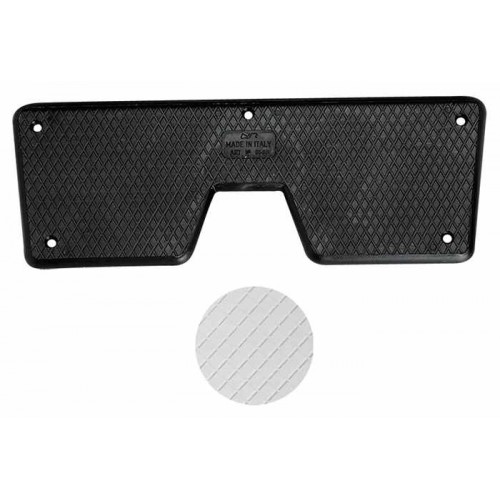 Piastra salva poppa bianca 270x98 mm
