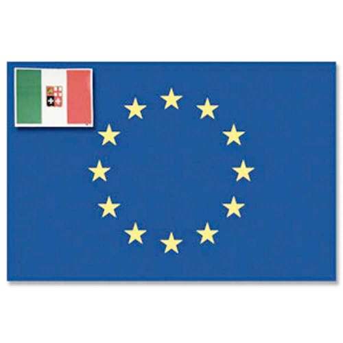 Bandiera Europa e Italia cm 40x60