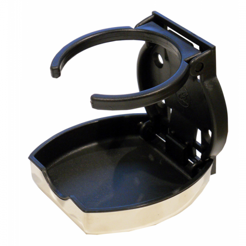 Portabicchiere e lattina inox/pvc