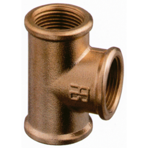 Tee in bronzo da 3/8