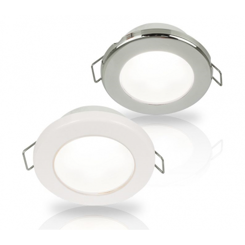 Faretto Hella Marine Euroled 75 acciaio luce bianca 24v