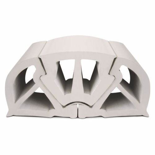 Profilo bumper 160 bianco mt 2