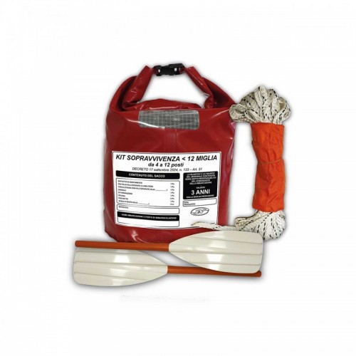 Kit sopravvivenza entro 12 miglia