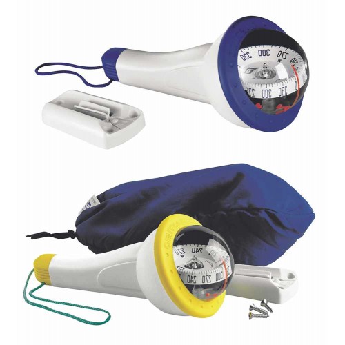 Bussola iris 100 gialla con illuminazione